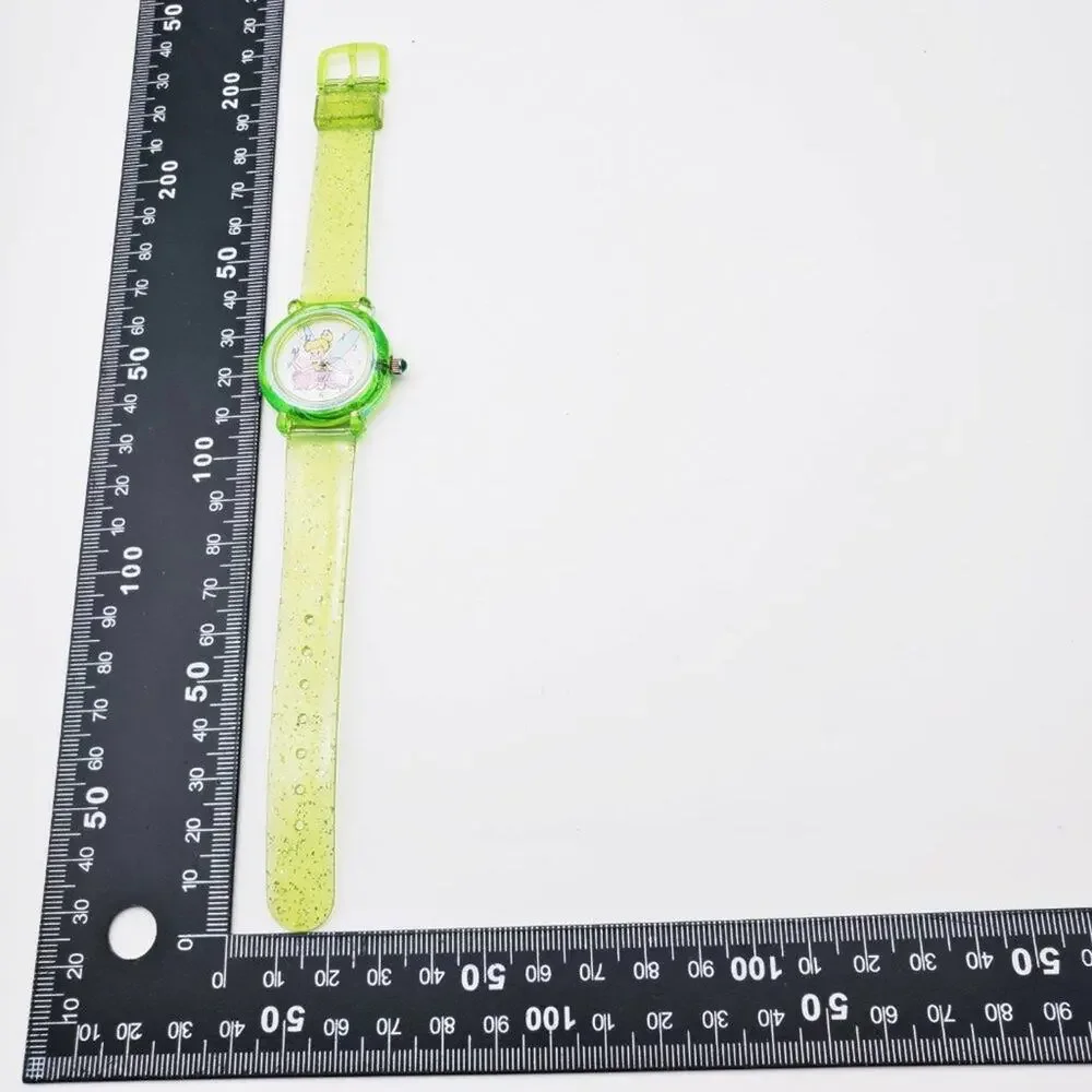Disney Tinker Bell Green Sparkle Watch Time Works